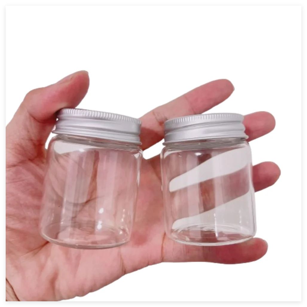 Mini Glass Jars with Caps 1