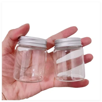 Mini Glass Jars with Caps 1