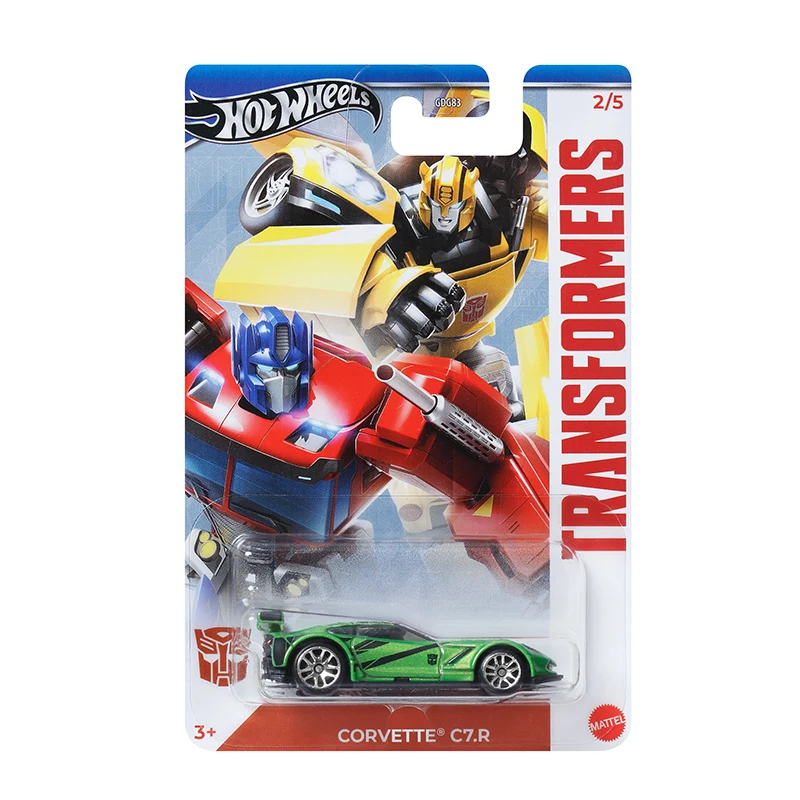 Hot Wheels Transformers GDG83 Bumblebee Custom Volkswagen Ford Mustang Pagani Huayra Bugatti Veyron Corvette 1/64 Car Model Toy 3