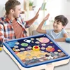Creative Ball Pulling Game Table Toys Family Party Parent-child Interactive Multiplayer Challenge 4 Themes Board Games Table Toy 4