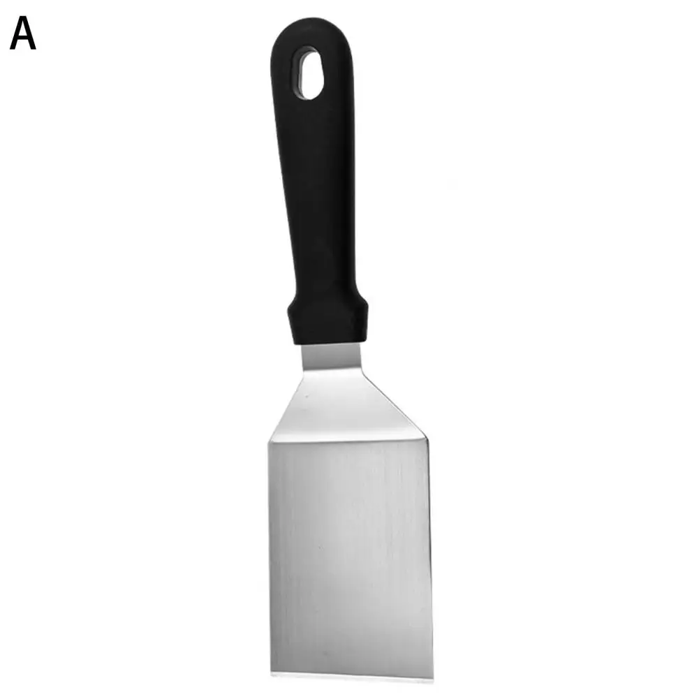 

Convenient Restaurant Hangable Stainless Steel Grill Scraper Stainless Steel Shovel Anti-slip Handle Rust-proof