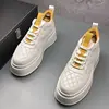 Spring Autumn Light Breathable White Casual Sneakers Fashion Round Toe Thick Bottom Business Driving Walking Loafers V12 1