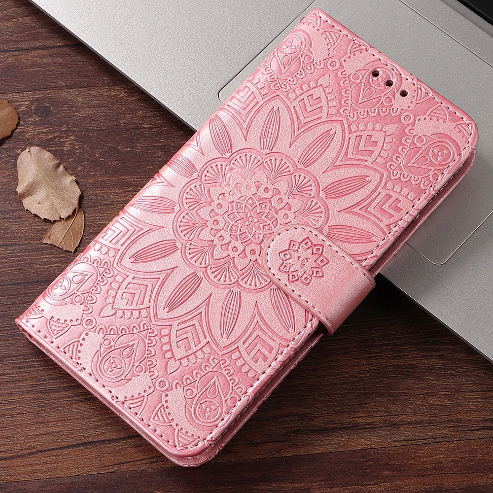 Magnetic Leather Flip Wallet Case