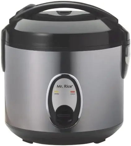 

4 Cups Rice Cooker with Stainless Body