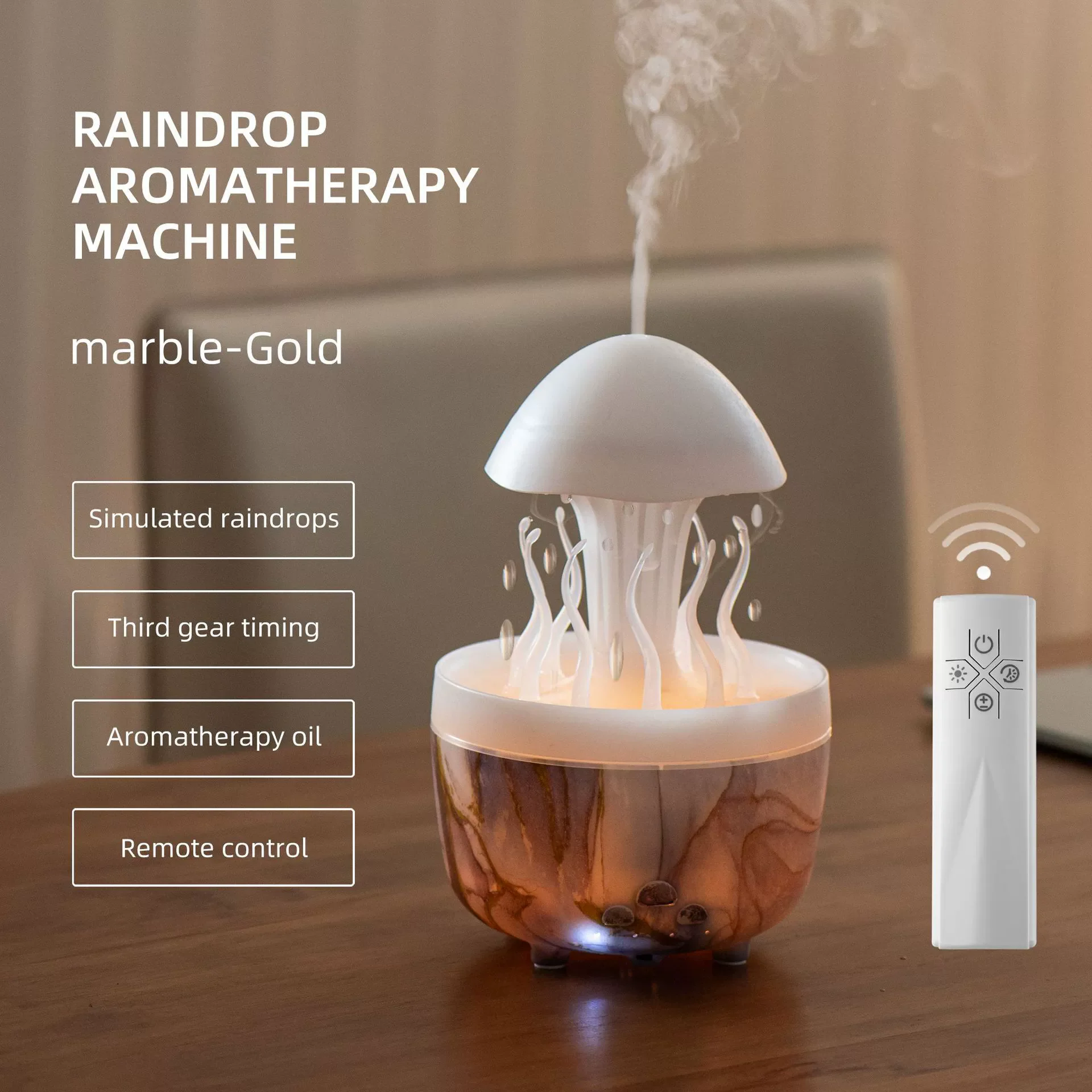 Aromatherapy Essential Oil Diffuser with Timer Cool Mist Humidifier for Large Room, Home, Baby Bedroom,7 Colors Lights Changing 2