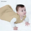 Baby Sleeping Bag Newborn Swaddle Sleeveless Sleep Sack Summer Thin Premium Muslin Cotton Soft 2-Ways Zipper Easy Diaper Changes 2