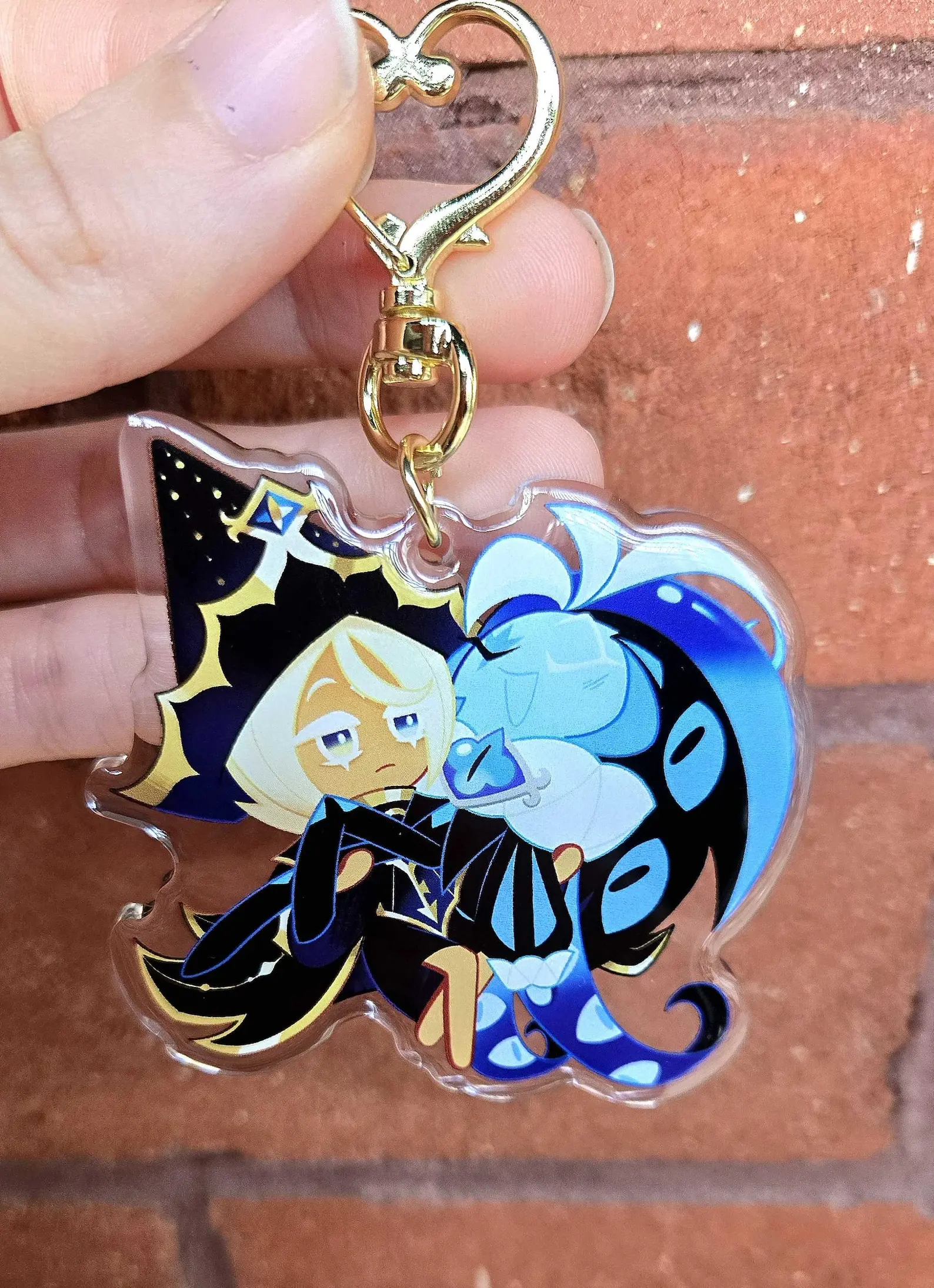 Cute Cartoon Milk & Cookie Keychain Accessories