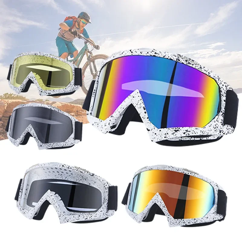 Spray-painted model off-road motorcycle outdoor dustproof windproof goggles vintage Harley motorcycle goggles Helmet Goggles 5