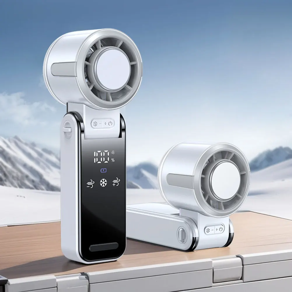 Description Picture 5 of itemIce Cooling Portable Mini Fan Turbos Handheld Foldable Mini Fan Speed 1-100 Turbos Chilled USB Fan For Indoor Outdoor