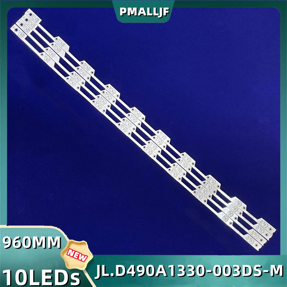 

4Pcs/Set LED Backlight Strip For HISENSE H49N5500UK H49N5700UK LED49N39U TH-49EX500C JL.D490A1330-003DS-M HD490N3U81 HD490N3U82