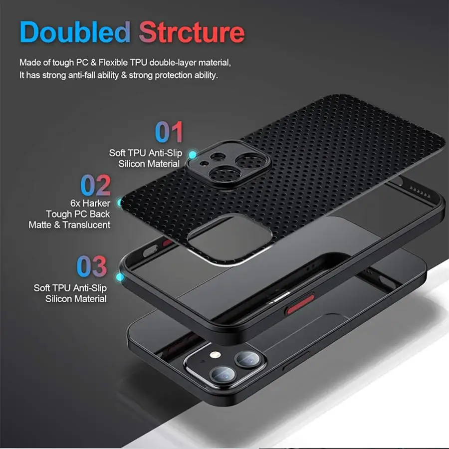 Rückseitige Handyhülle für iPhone 15 Plus 11 17 16 Pro Max XS 16e 12 14 13 Mini 17 Air Carbon Fiber – Detail 2