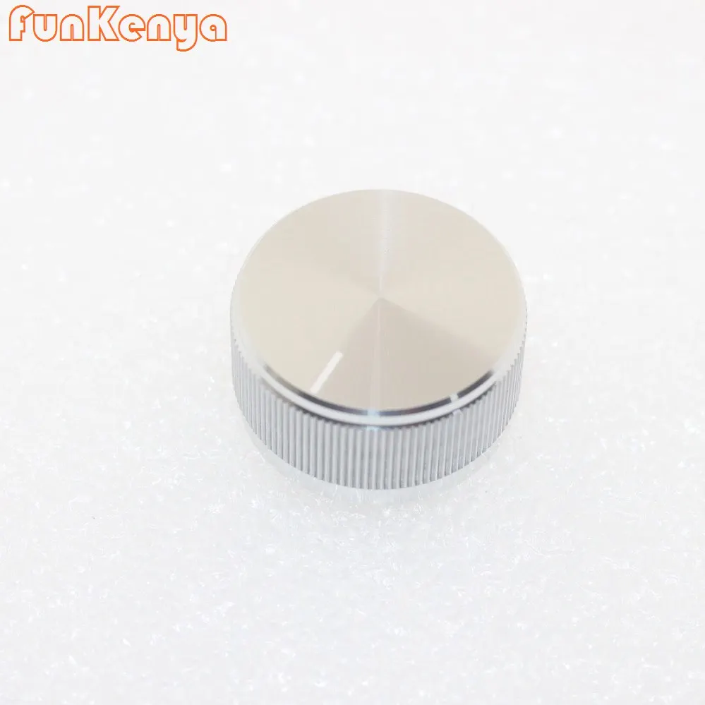 

Diameter 30mm Height 16mm Aluminum Solid Volume Knob DIY HiFi Amplifier Potentiometer Cap