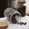 Retro Begonia Pattern Glass Sealed Jar Creative Food Grade Dried Fruit Snack Nut Storage Jar Kitchen Storage Supplies 5