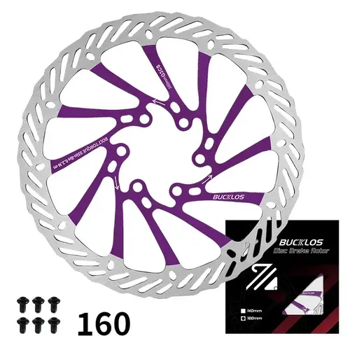 BUCKLOS Ultralight MTB Bike Hydraulic Disc Brake Rotor 160/180/203mm Mountain Road Racing Bicycle Brake Disc with 6 Free Bolts - Image 21