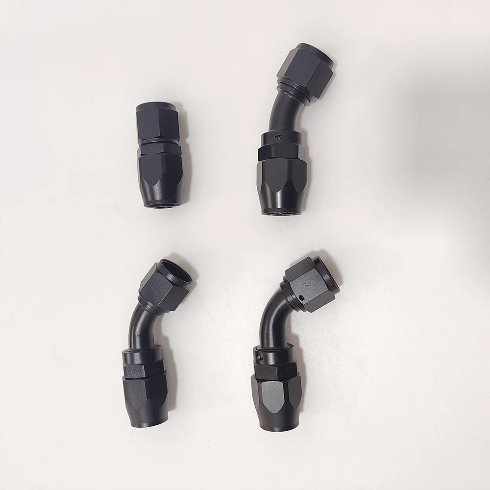 Car modification parts water-cooled oil cold joint aluminum alloy oil pipe joint,used for installing oil/fuel/gas hose pipelines