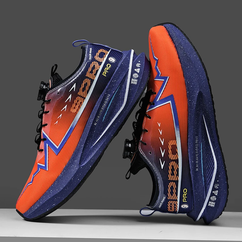 Unisex Breathable Mesh Running Shoes with Shock-Absorbing Sole