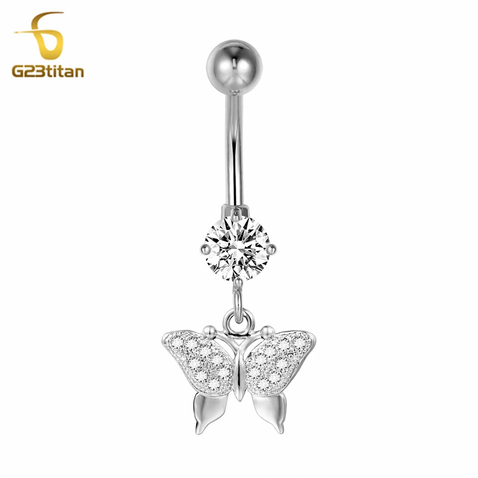 Titanium Belly Button Rings Hypoallergenic Belly Button Piercing
