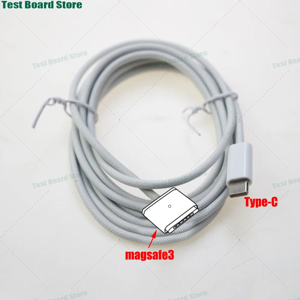 1piece Type-C to Magsafe3 magnetic charging wire PD140W fast charging adapter cable for Macbook Air/Pro A2442/A2485/A2681