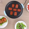 220V Multifunction Electric Frying Pan Skillet Non-Sticky Grill Fry Baking Roast Pan Cooker Barbecue Cooking Kitchen Tool 3