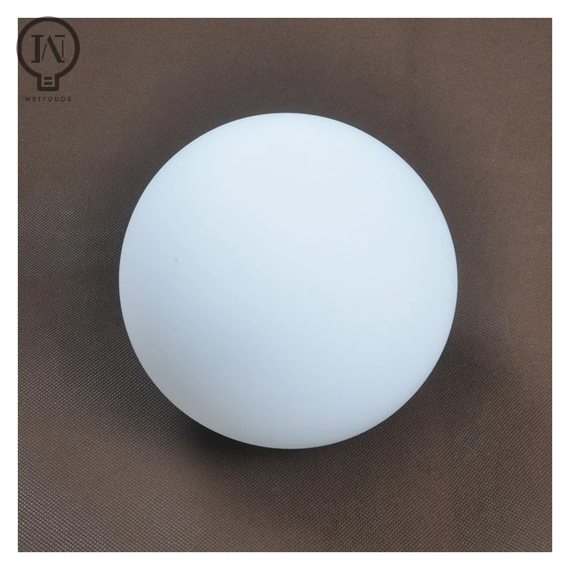 White Glass Lamp Shade, Milky Globe Lampshades Fitting Lamp, D10cm D12cm D15cm D20cm D25cm Round Light Cover, Pantalla Lampara