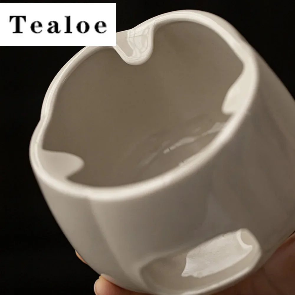 Plant Ash Glaze Candle Tea Warmer Vintage Heating Base Chinese Tea Stove Household Side Handled Teapot Servicies Collection