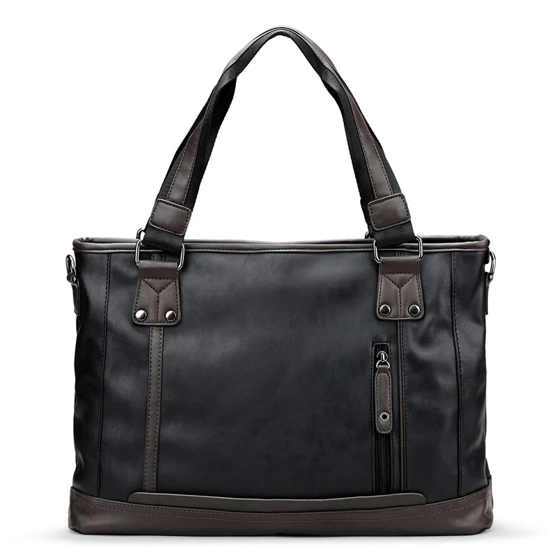 

Weysfor Large Capacity Men Briefcase Business Messenger Handbags Bags Laptop Travel Crossbody