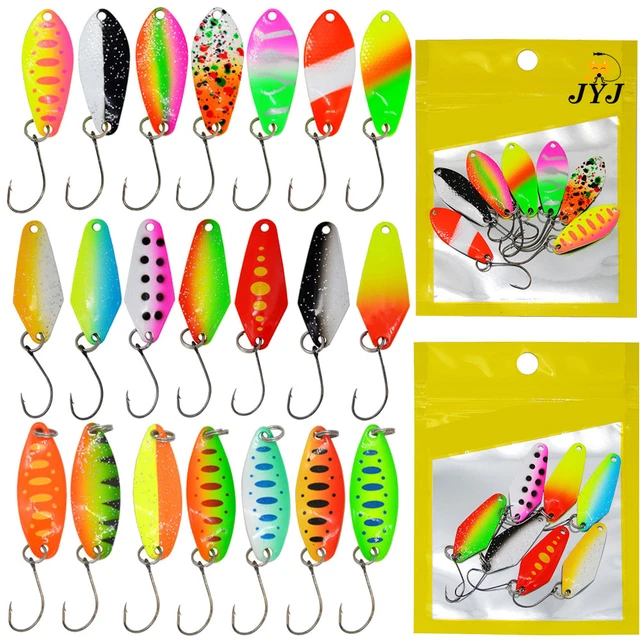 Spinner Baits Fishing Spinners Spinnerbait Trout Lures Fishing Lures With  Box Package For Bass Trout Crappie 3.5g - AliExpress