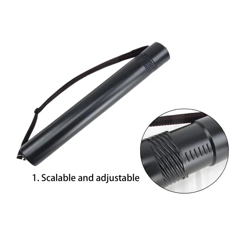 Tube de Transport d'art télescopique, 1 pièce, pour documents, dessin artistique, œuvres d'art, peinture artistique télescopique, Tube de voyage, support de rangement