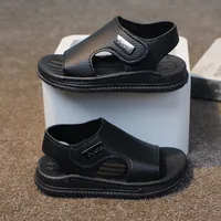 Sandales d'été pour garçons, chaussures légères à semelles souples pour enfants de 1 à 16 ans, chaussures de plage décontractées, antidérapantes, nouvelle collection 2025 2