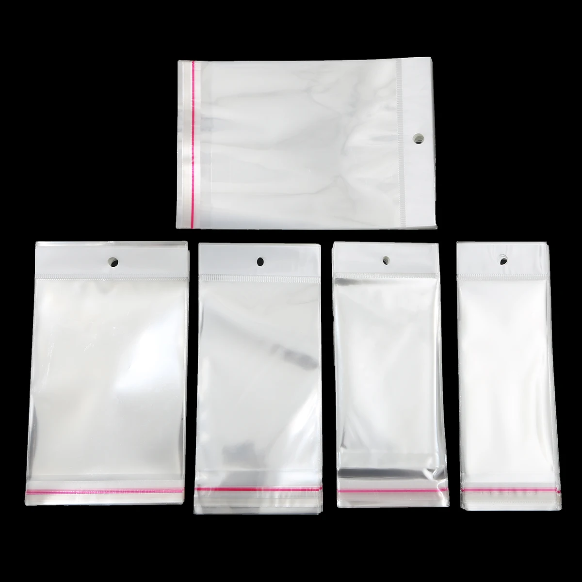 OPP self sealing transparent plastic bag, cellophane, self-adhesive packaging, jewelry, candy, cookies, gift packaging bag
