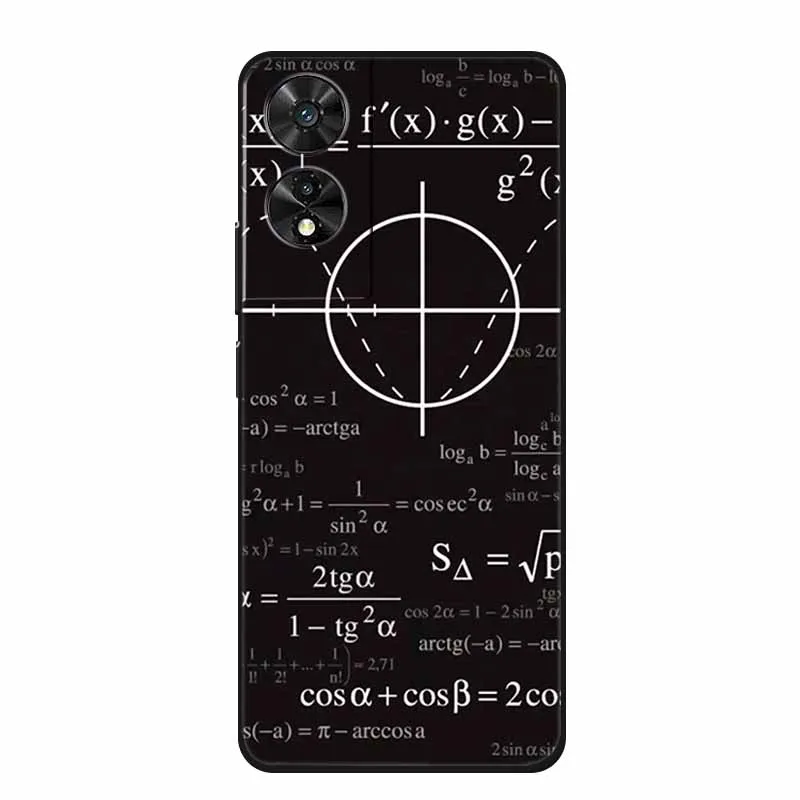 Black Geometric Silicone TPU Phone Case - Soft Back Cover Shield
