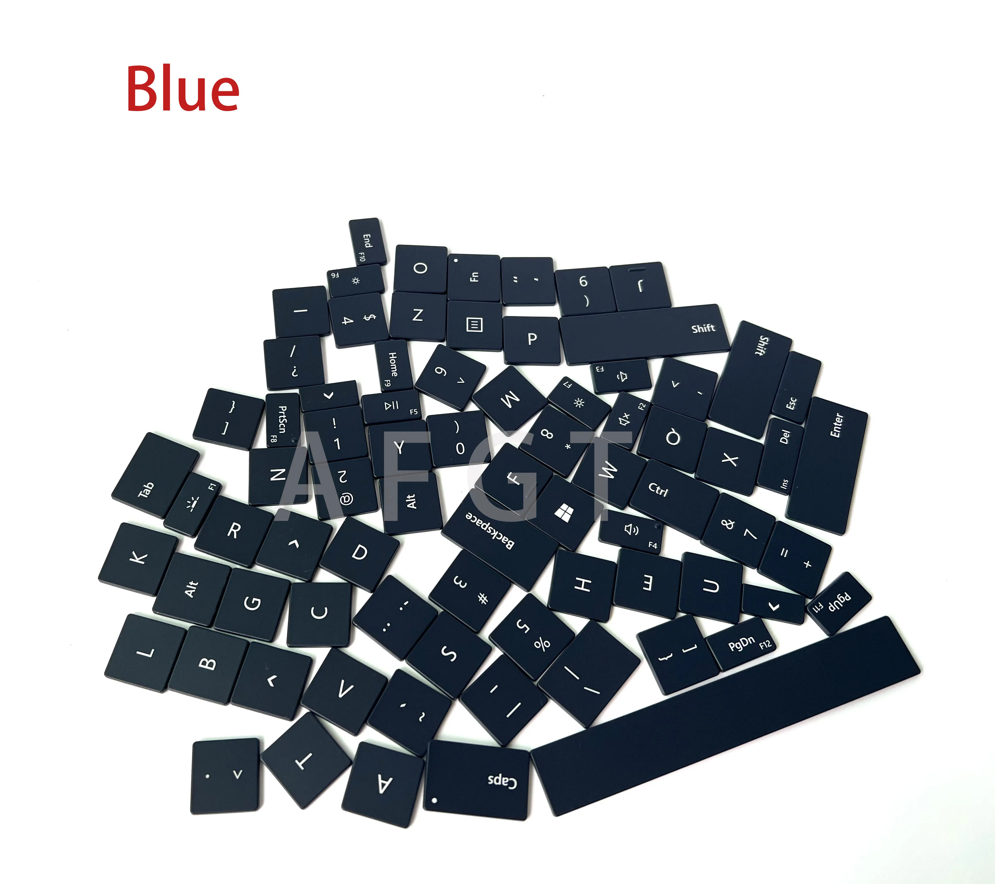 Keycap fidget toy Original for Surface Pro8 ProX key cap keyboard cap 1983 1876 set of keycaps black grey blue red US