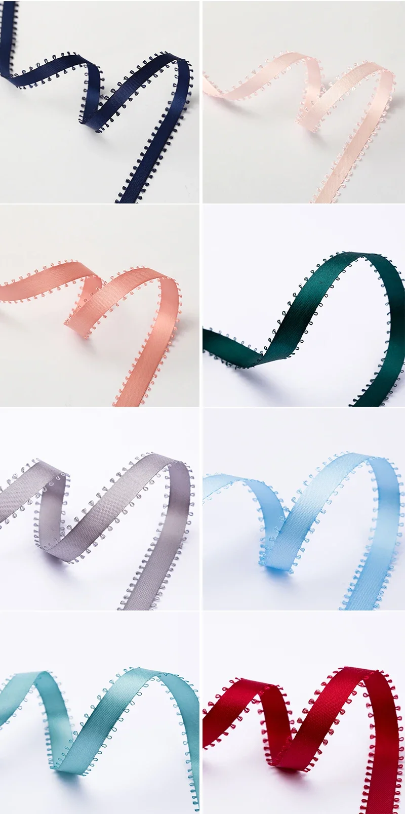 5 Meter 10MM Breite Doppelseitiges Grosgrain-Satinband für Geschenkverpackungen, Nähbedarf, DIY-Haarschleifen und Bastelzubehör – Detail 6