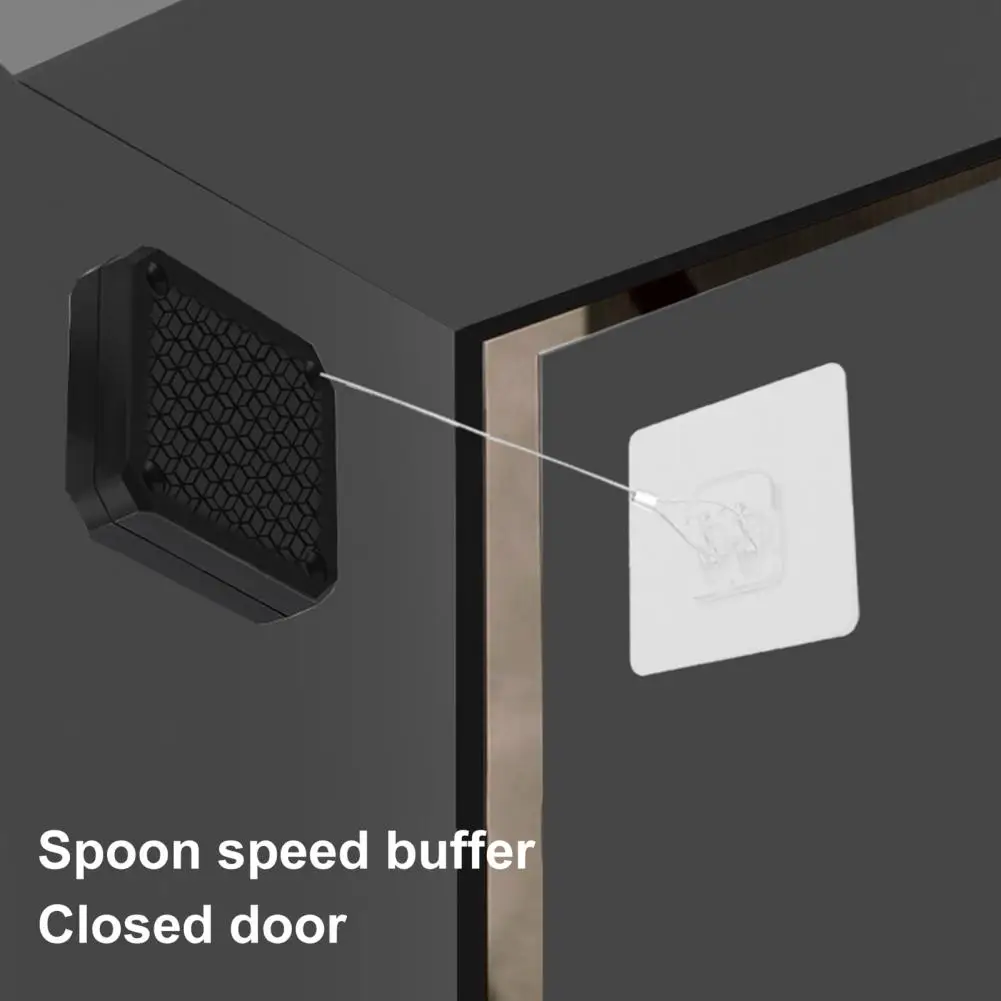 1 Set Door Automatic Closer Strong Drawers Drawstring Door Closer Bracket Anti-corrosion Sensor