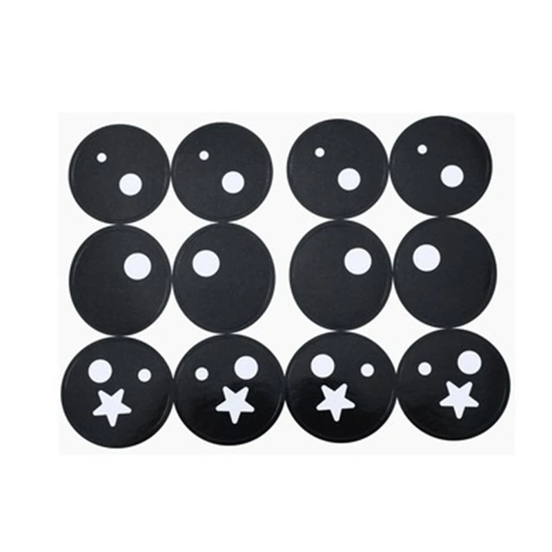 14 Occhi Finti Grandi Da 5 Cm, Autoadesivi In Plastica Bianca E Nera, Per Decorazioni Fai Da Te, Lavoretti Creativi, Halloween, Costumi, Artigianato - 2
