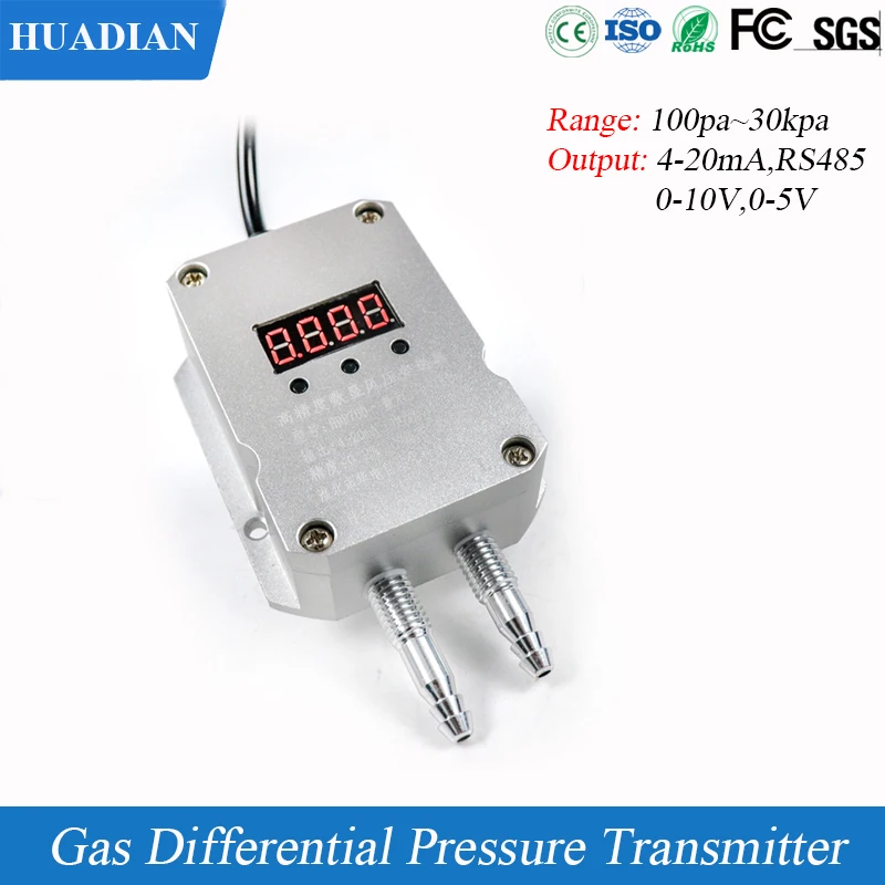 

0-200pa air differential pressure sensor DC 5v Power 0.5-4.5V output for evaporative cooling system