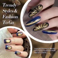 BORN PRETTY 10ml HEMA TPO FREE Christmas Shine Golden Cat Magnetic Gel Sunset Gaze Shining Manicure Soak Off UV Gel Varnish 4