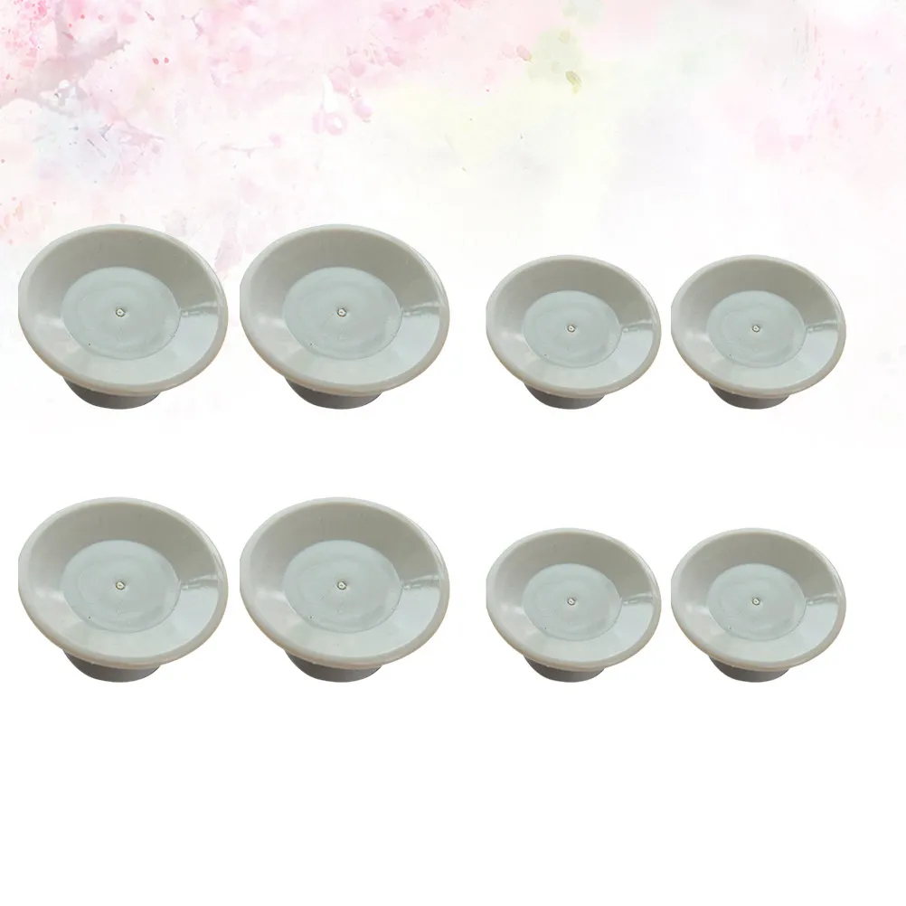 8Pcs 범용 노트북 스탠드 쿠션 세트 실리콘 미끄럼 방지 높이 조절 받침대, 열 분산 및 편안한 손목 보호 기능 제공