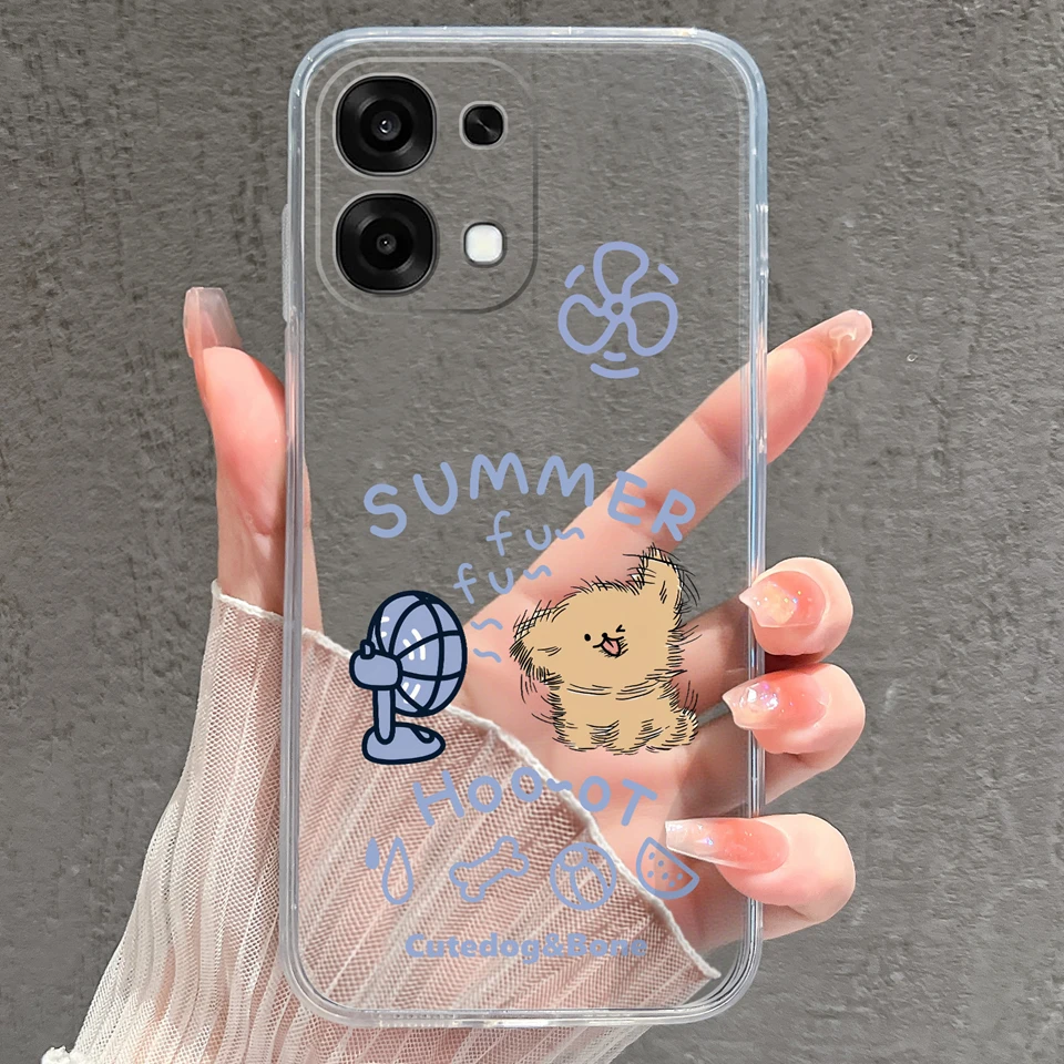 Pretty Butterfly Goldfish Drop-Resistant Lightweight Clear Bumper Case