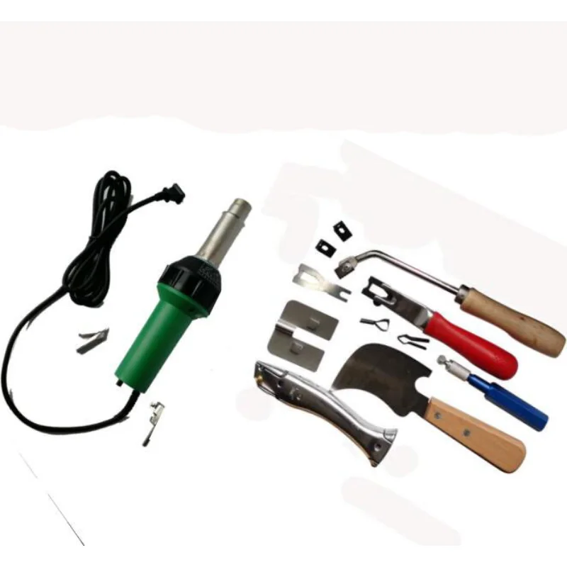 

110V/230V 1600W Professional Linoleum Or Vinyl Floor Hot Air Welding Kit With Plastic Heat Gun And Accessories for PVC Floor