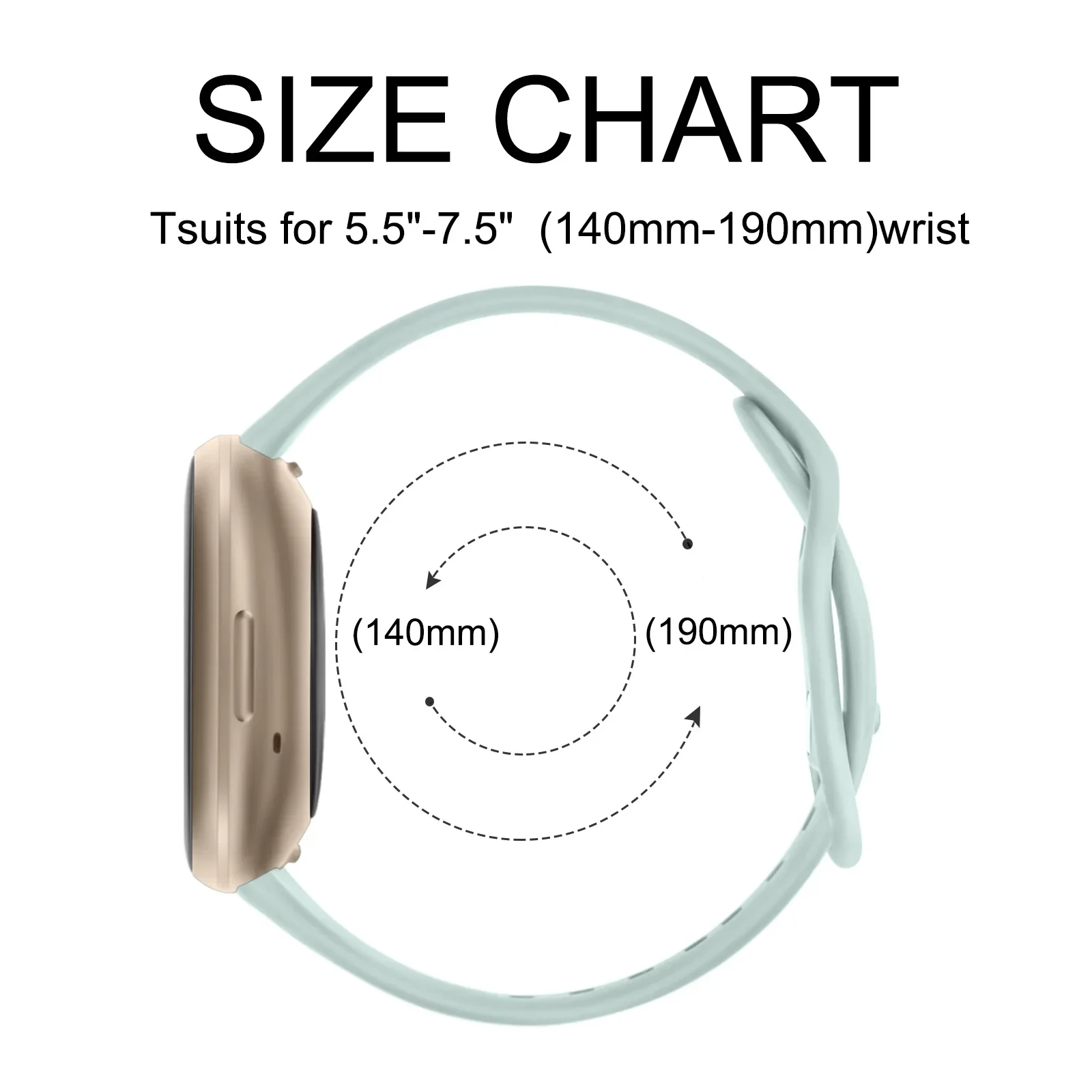 Floral Engraved Soft TPU Sport Smartwatch Band Replacement Strap