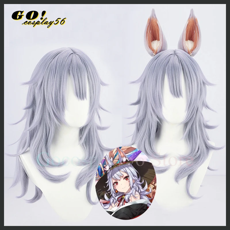 

Женский парик для косплея VTuber, с длинными вьющимися волнистыми волосами 60 см