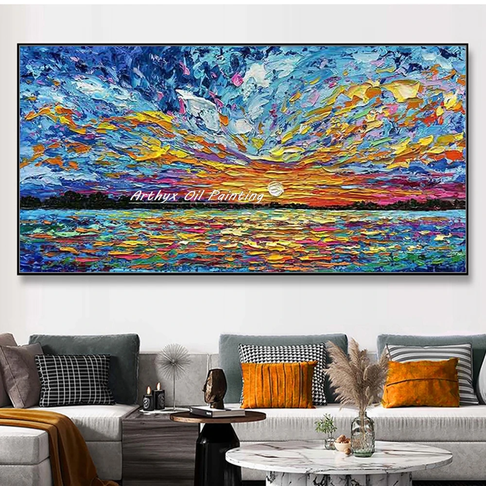 Abstract Seascape Oil Painting 2