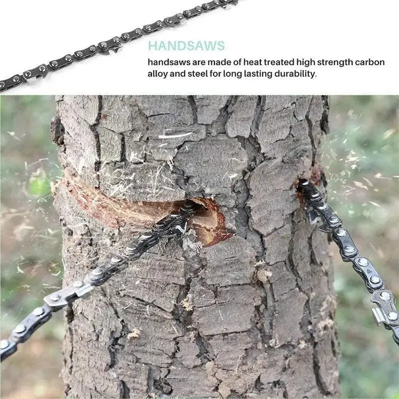 Portable Survival Chain Saw Bushcraft Kit Chainsaws Emergency Camping Hiking Pocket Tool Outdoor Hunt Fish Hand Tool Wire saw