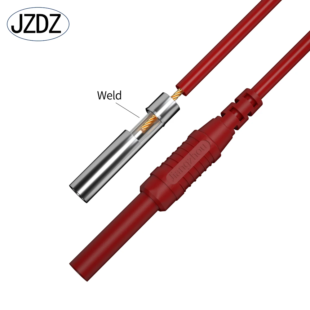 JZDZ 10pcs 4mm Banana Plug Female Socket Copper Extension Cord Connector  DIY Electrical Connector J.10051