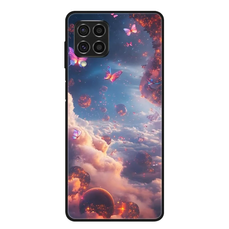 Black Shockproof Case Cover for Samsung Galaxy - Durable Protective Back Shell