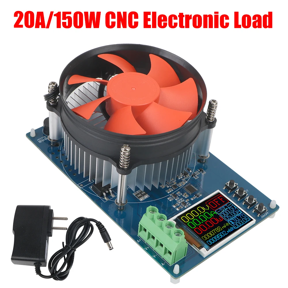 Digital Analyzer DC Battery Tools Electronic Load Lithium Battery Tester Adjustable Testing Module US Plug 150W 10A