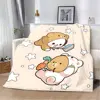 Cute Bubu and Dudu Series Printed Blanket Picnic Blankets Warm Blanket Soft and Comfortable Blanket Home Travel Birthday Gift 5