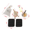 1/12 Miniature Dollhouse Baking Cooking Pretend Play Mini Utensils Metal Whisk Jar Set for Doll Kitchen Food Toy Accessories 3