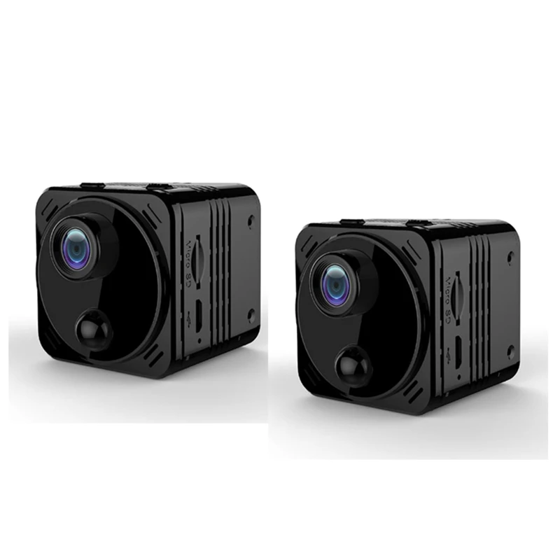

MOOL 4K Mini Wifi Nanny Camera Long Standby Built-In Battery Motion Detection Alarm Surveillance Camera